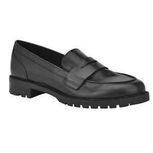 Black loafers